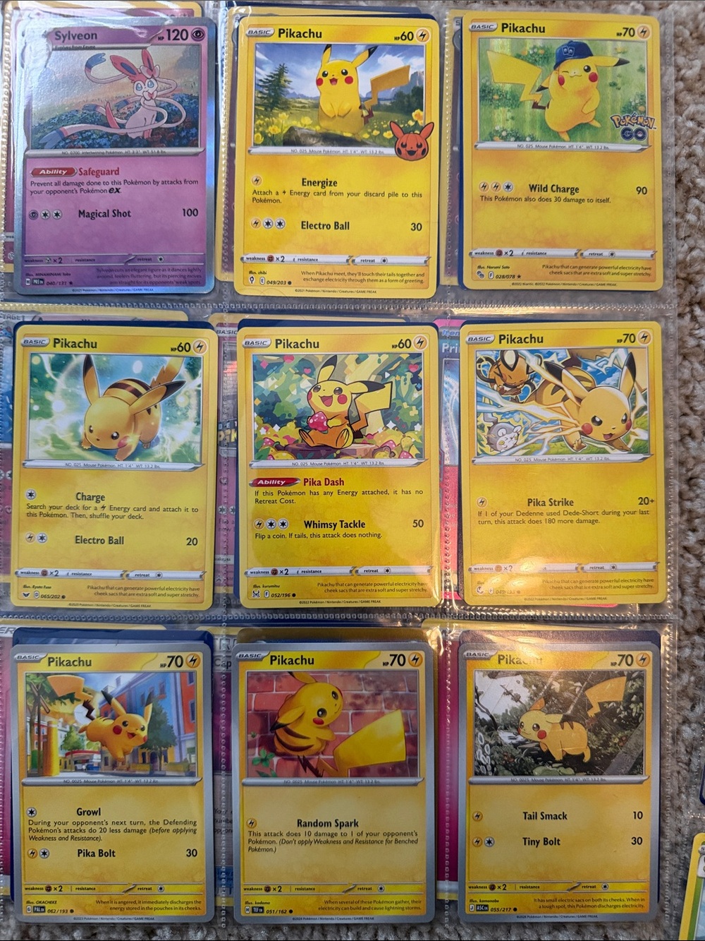 Pokemon Cards 🔥 Pokemon Trading Cards 
 Pikachu, eevee, fairy, rare, vintage, EX